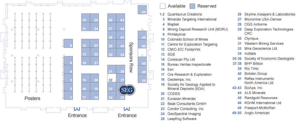 Exhibitor Floorplan